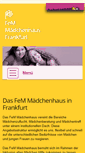 Mobile Screenshot of fem-maedchenhaus.de